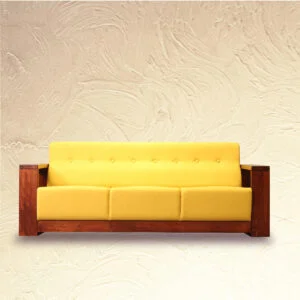 Yellow wooden sofa Pune